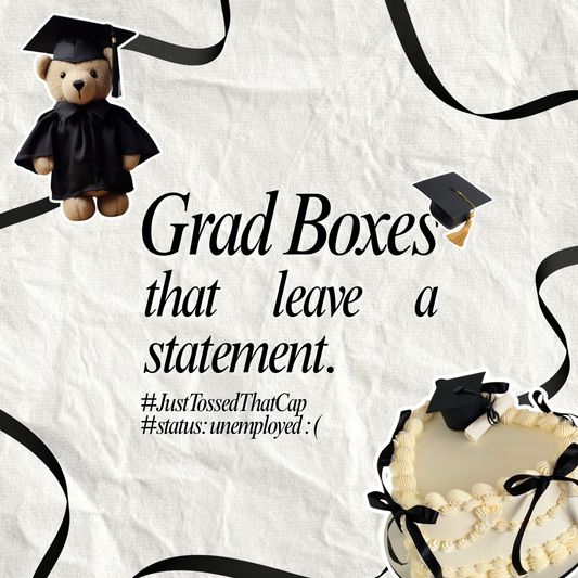Grad Boxes - Cap Tossed & Ready to Celebrate!
