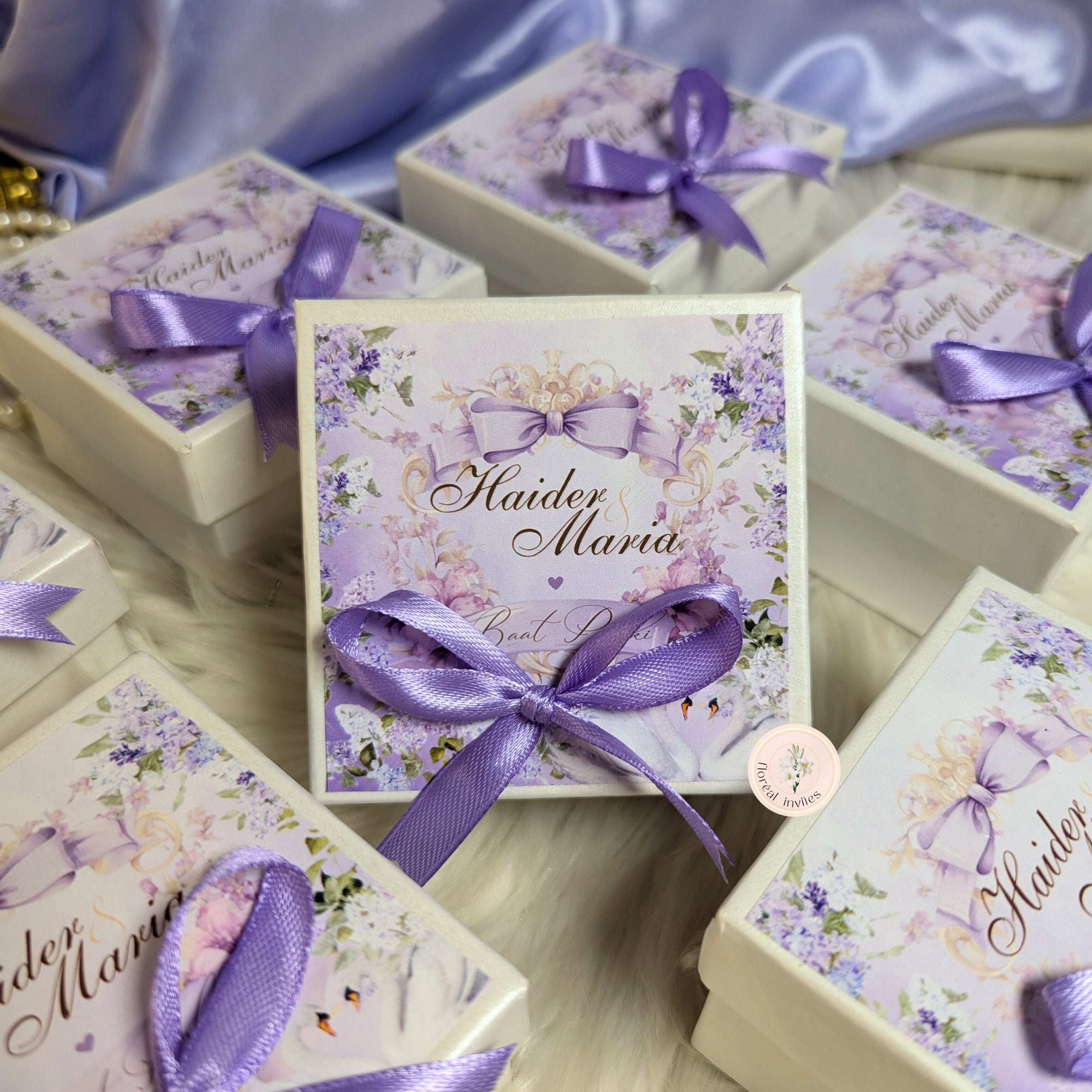 Bidh Boxes Floréal Invites