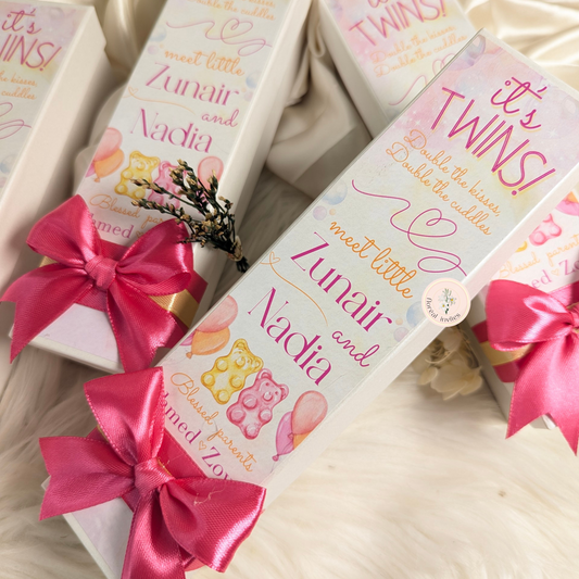 Gummy Bears - Twin Announcement Box