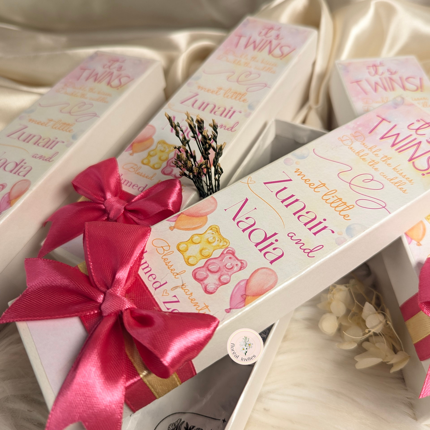 Gummy Bears - Twin Announcement Box