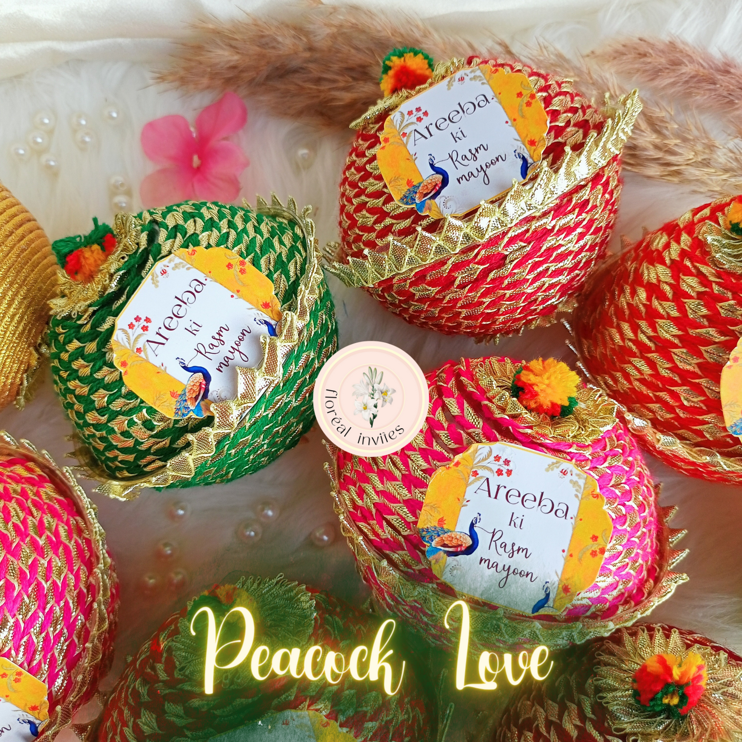 Potlis With Bags - Gota Boxes