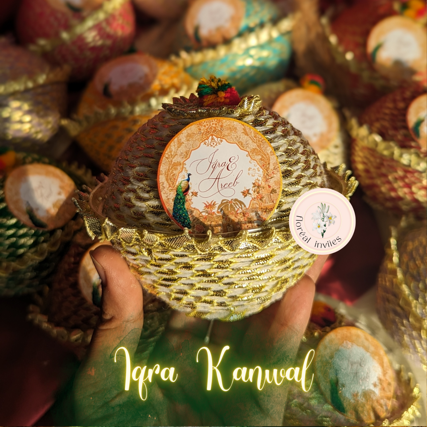 Potlis With Bags - Gota Boxes