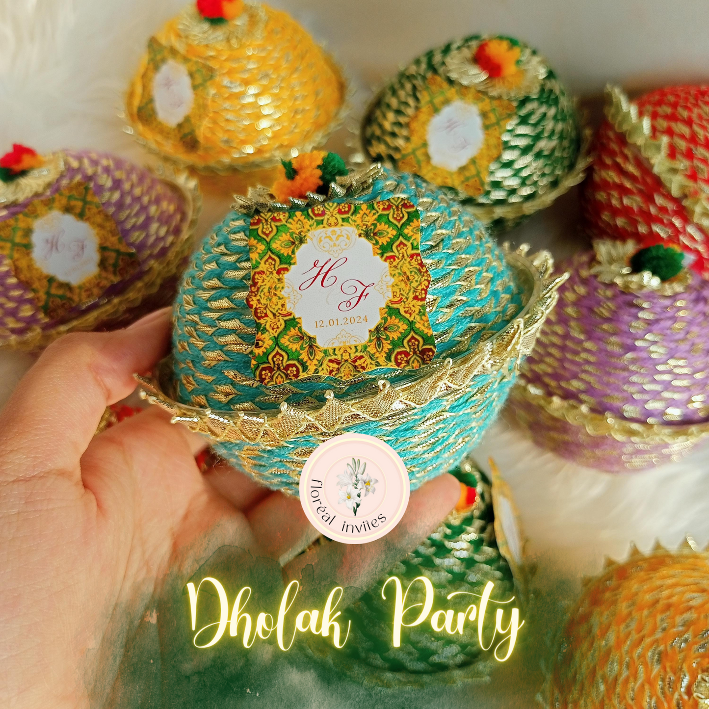 Potlis With Bags - Gota Boxes