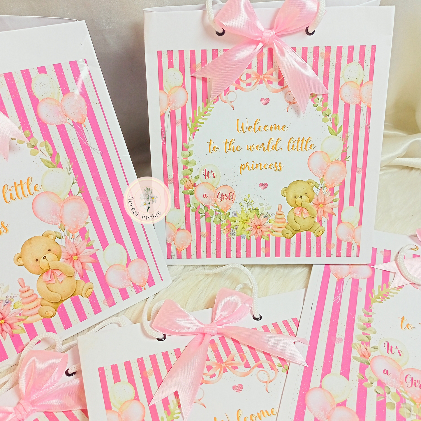 Pastel Pinkie - Baby Girl Announcement Box
