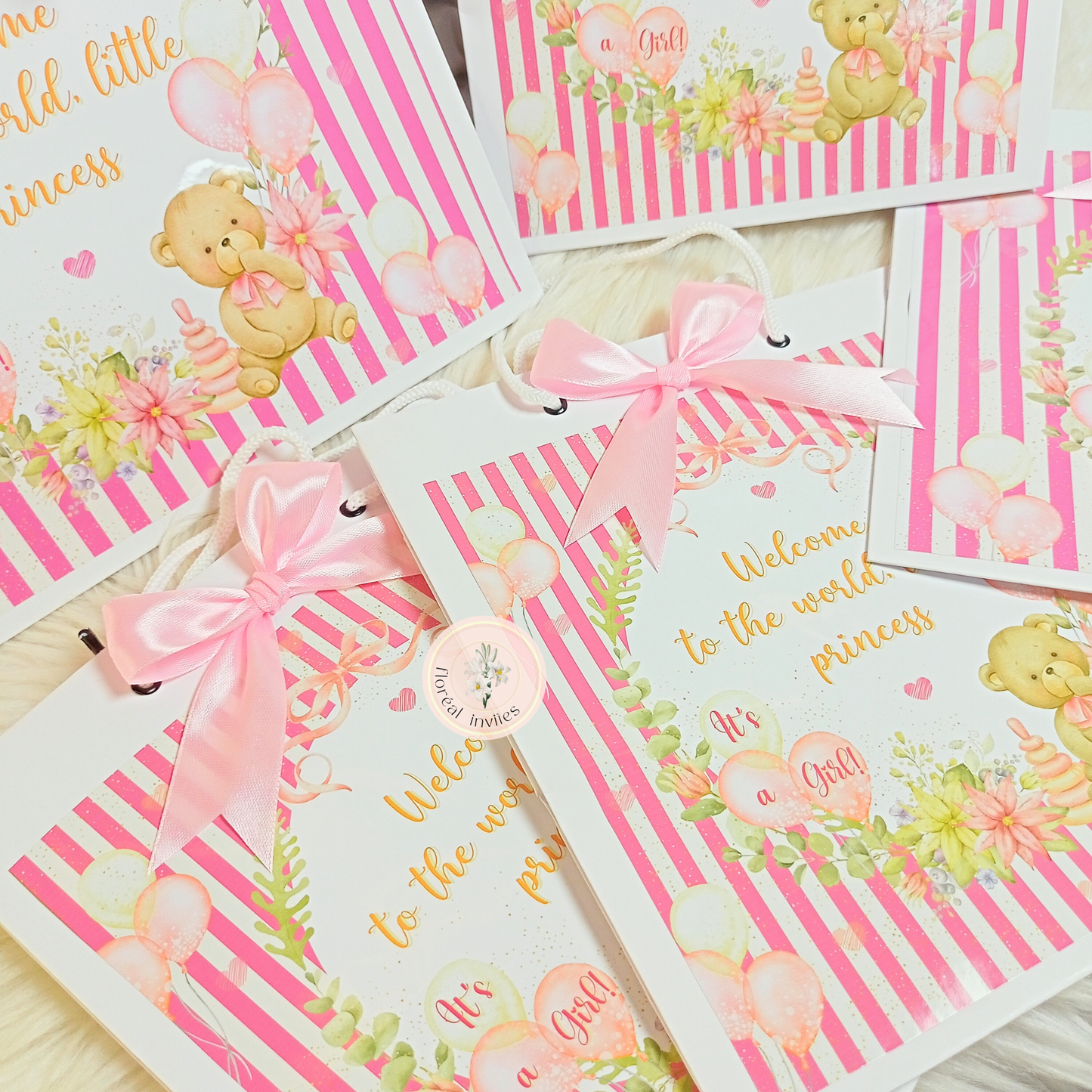 Pastel Pinkie - Baby Girl Announcement Box
