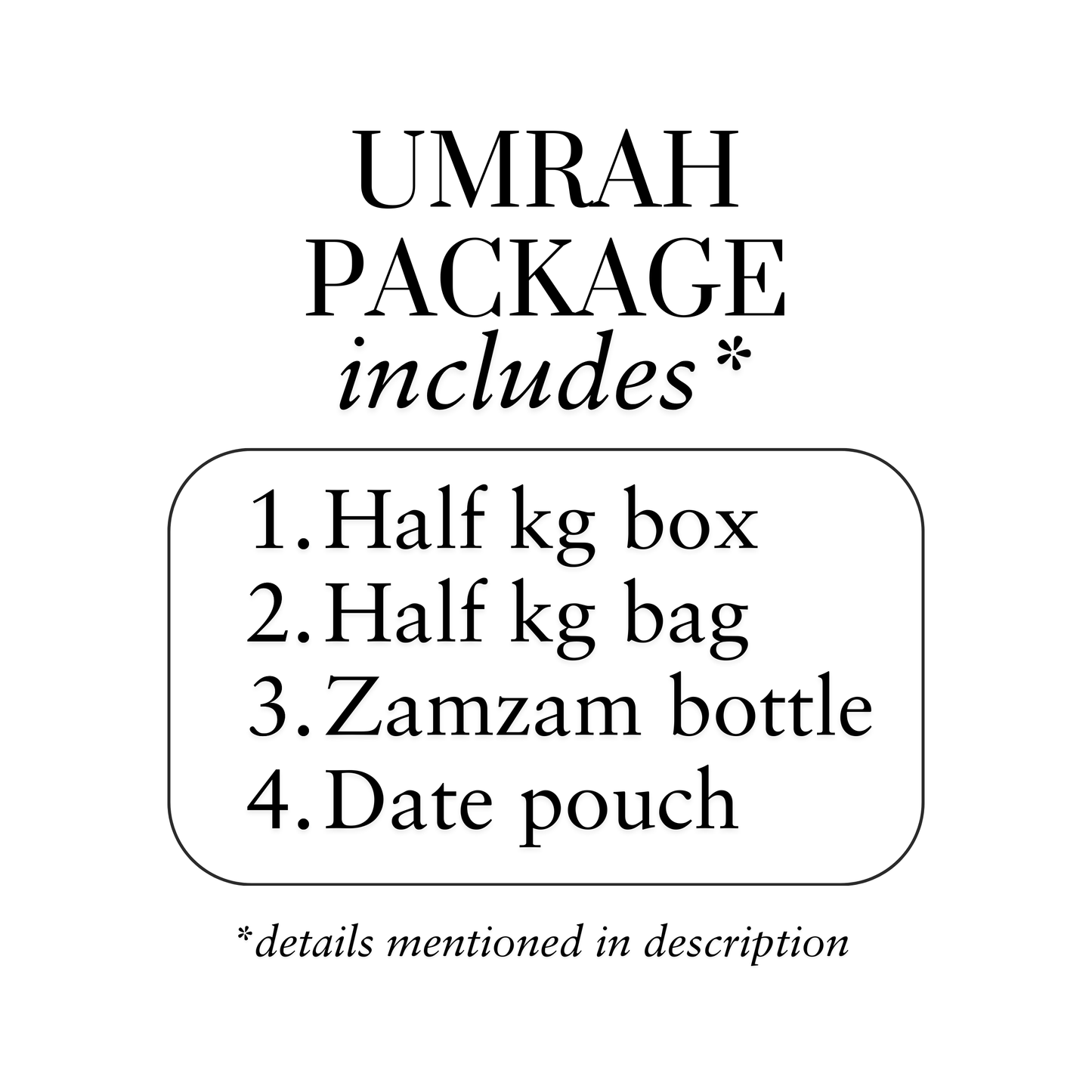 Al Shifaa - Umrah & Hajj Deal