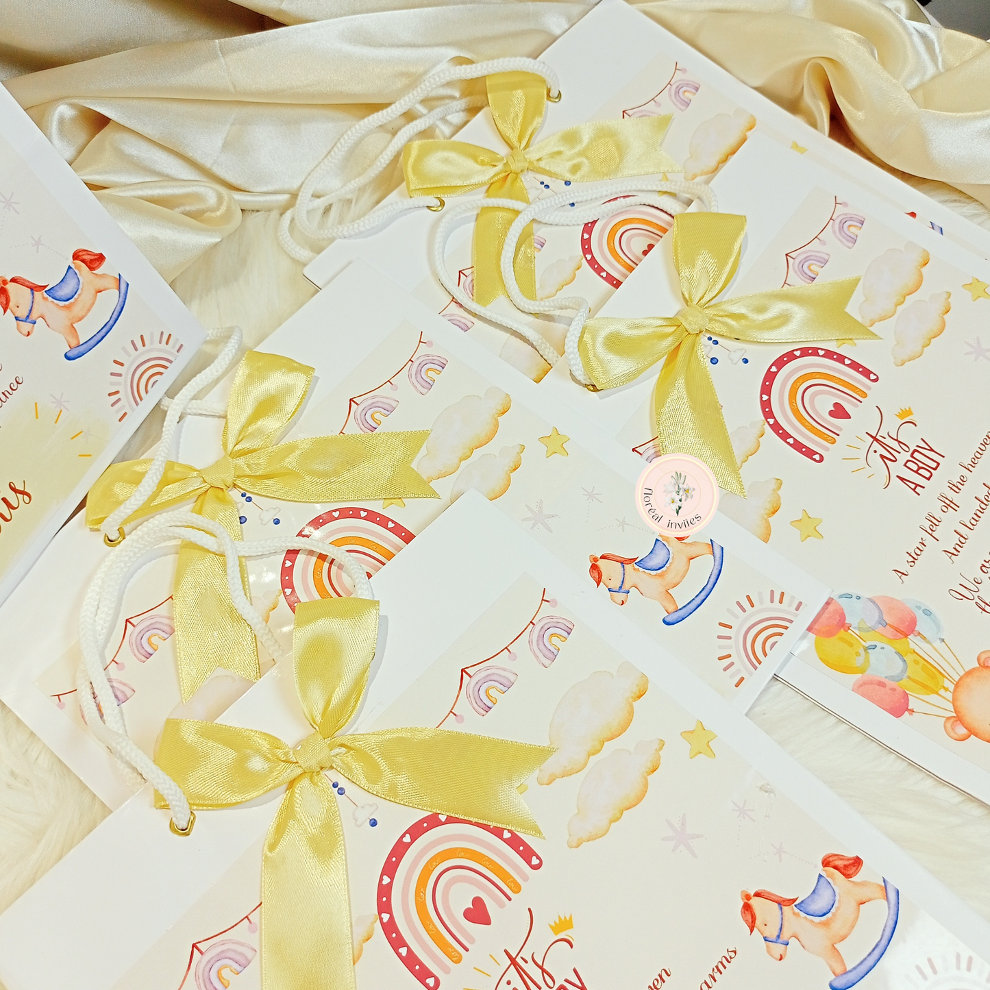 Lemon - Baby Boy Announcement Box