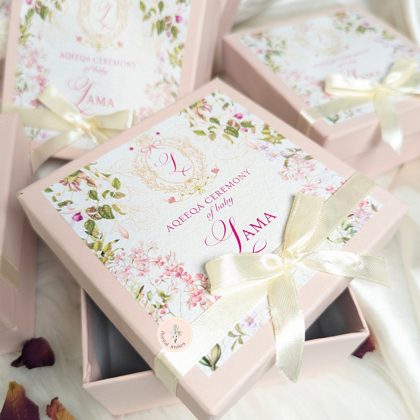Barbie Princess - Baby Girl Announcement Box