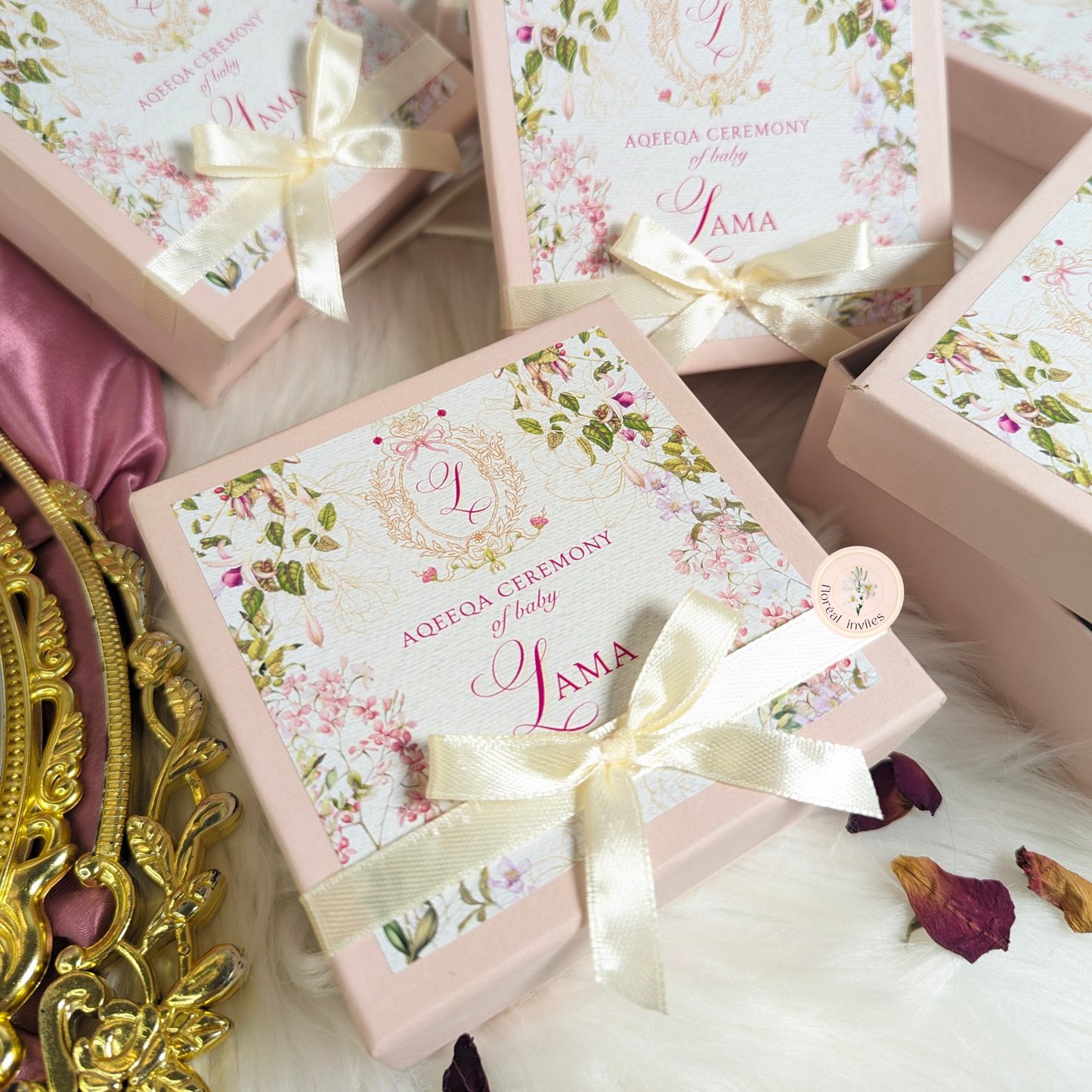 Barbie Princess - Baby Girl Announcement Box