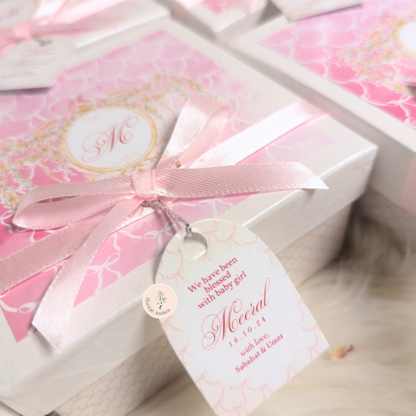 A Princess Is Born - Baby Girl Announcement Box