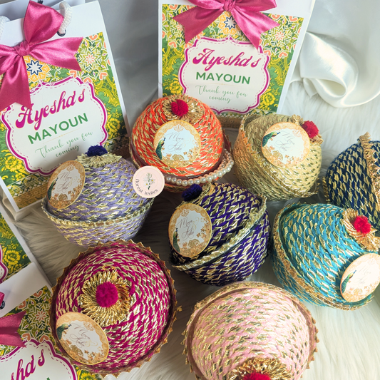 Potlis With Bags - Gota Boxes