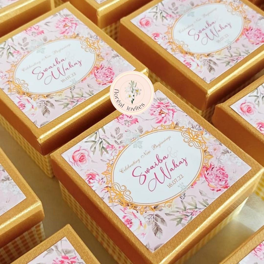 Zella - 3 x 3 inch Bidh Box