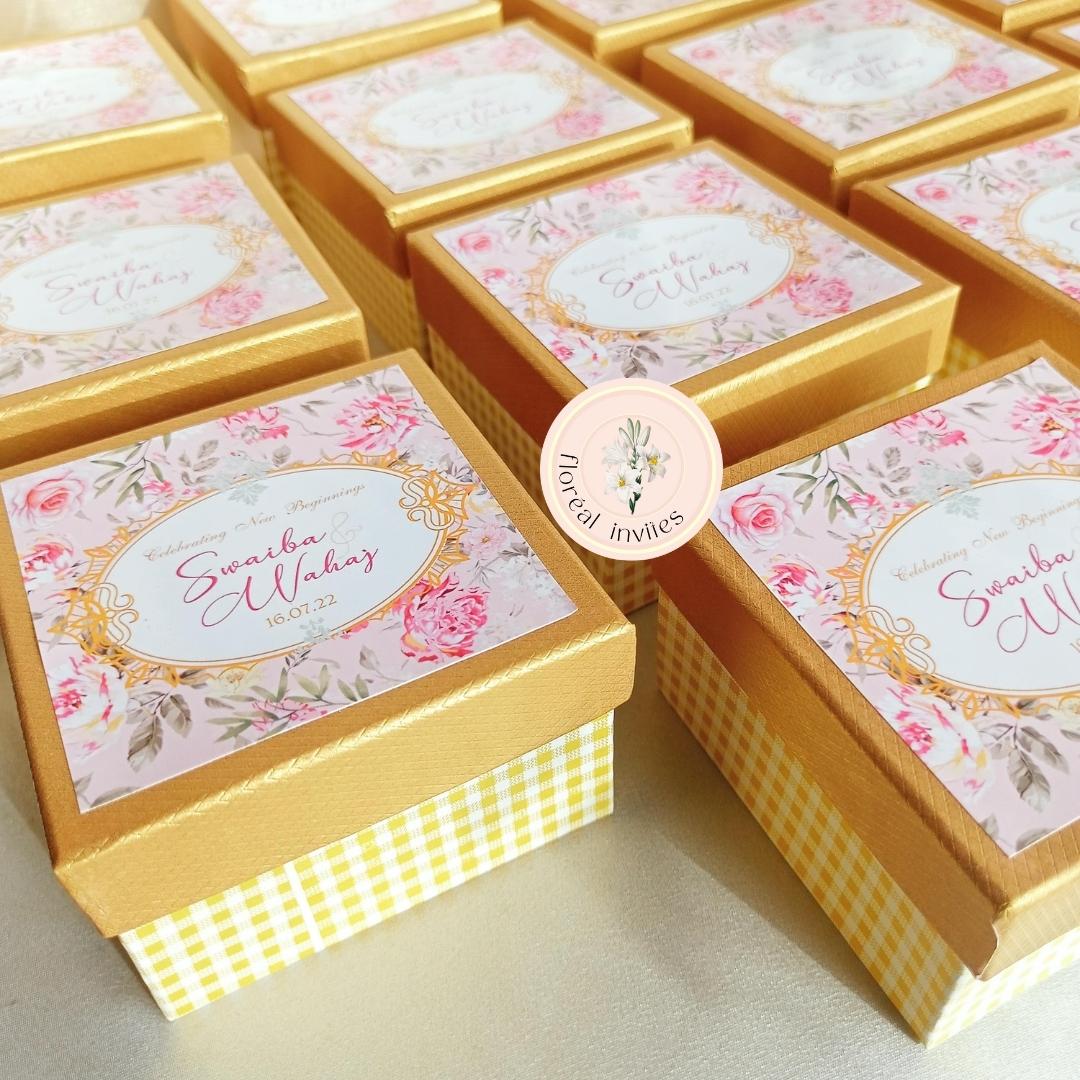 Zella - 3 x 3 inch Bidh Box