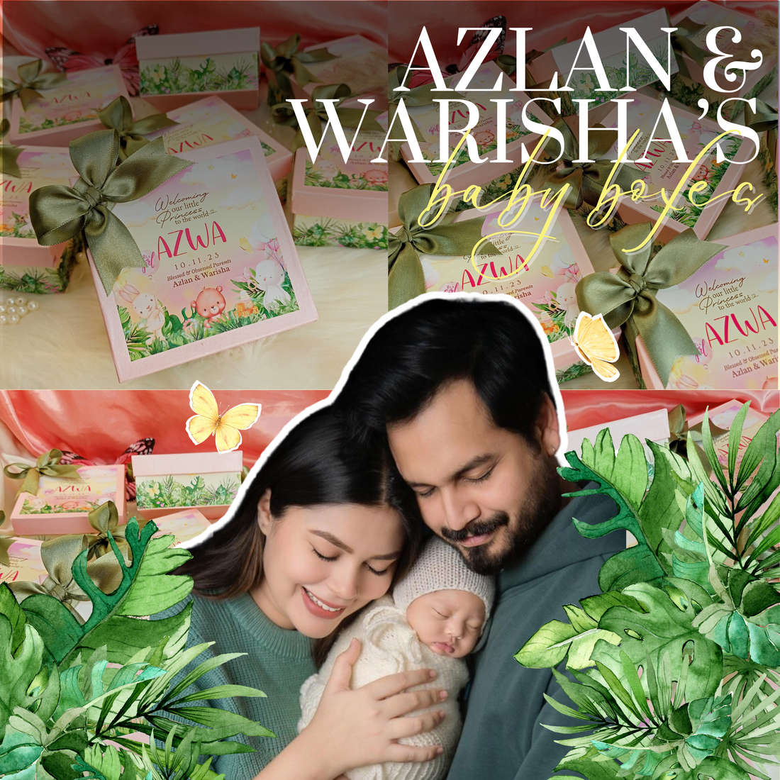 Azlan & Warisha's - Baby Boxes