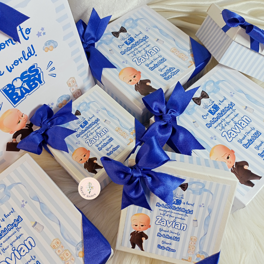 Baby Billionaire - Baby Boy Announcement Box
