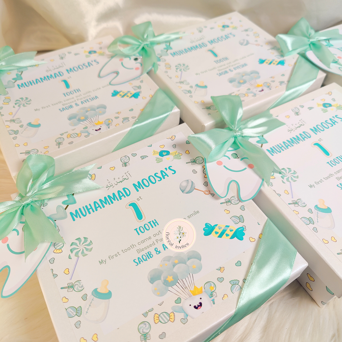 Tooth Treasure - Baby Announcement Box