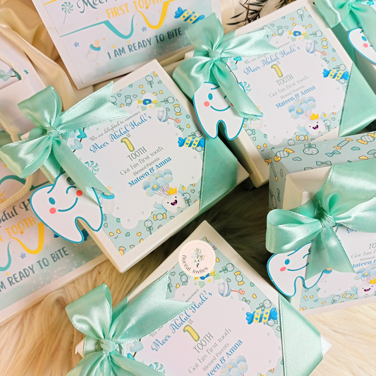 Tooth Treasure - Baby Announcement Box