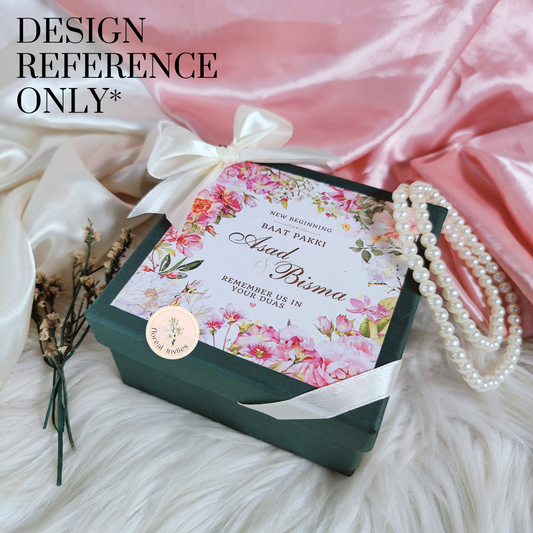 Emerald Love - (2.5x3) Bidh Box