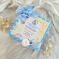 Landing with Love - (Halfkg 6x6x2) Baby Announcement Box