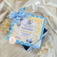 Landing with Love - (Halfkg 6x6x2) Baby Announcement Box