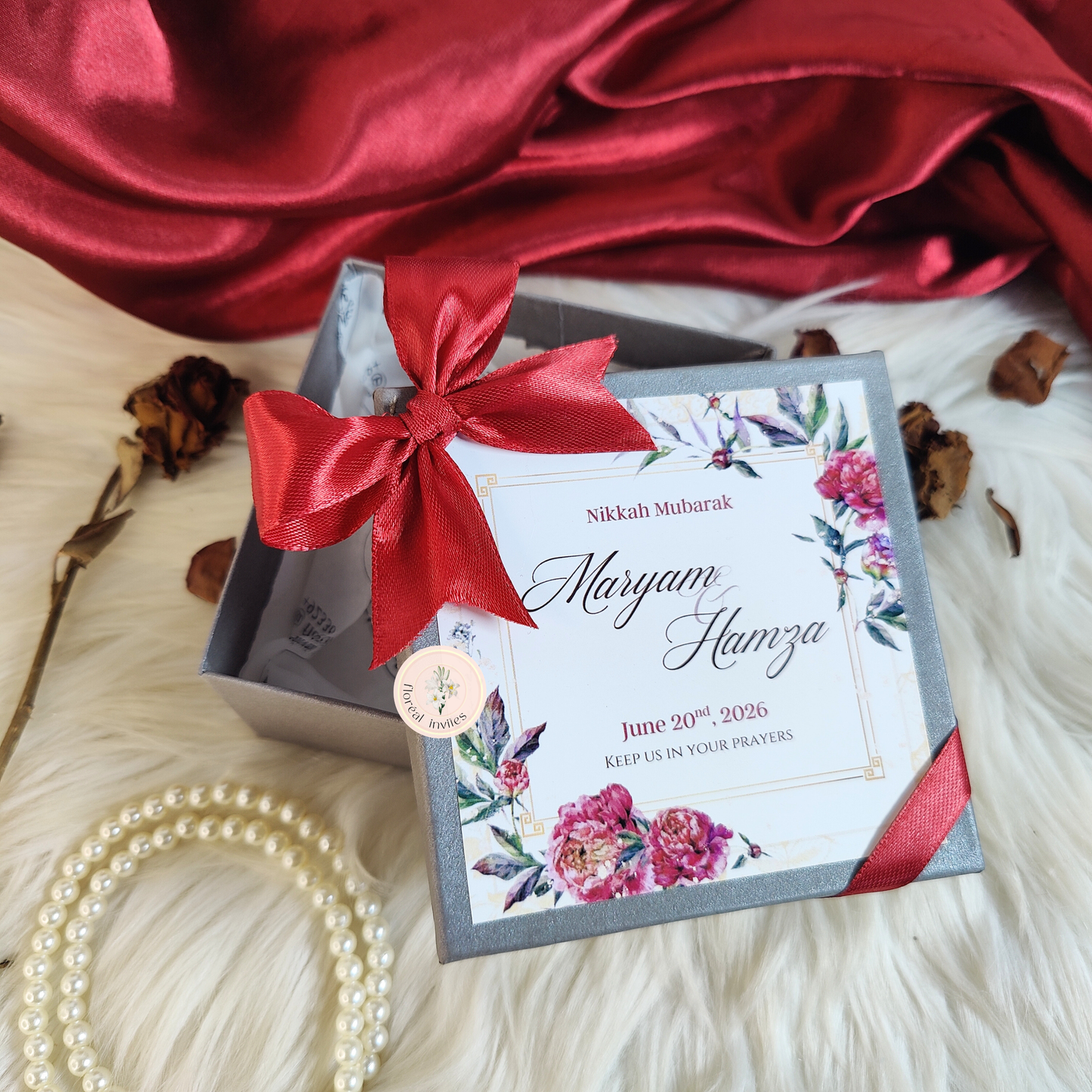 Marie - (1kg 8x8x2.5) Meethai Box