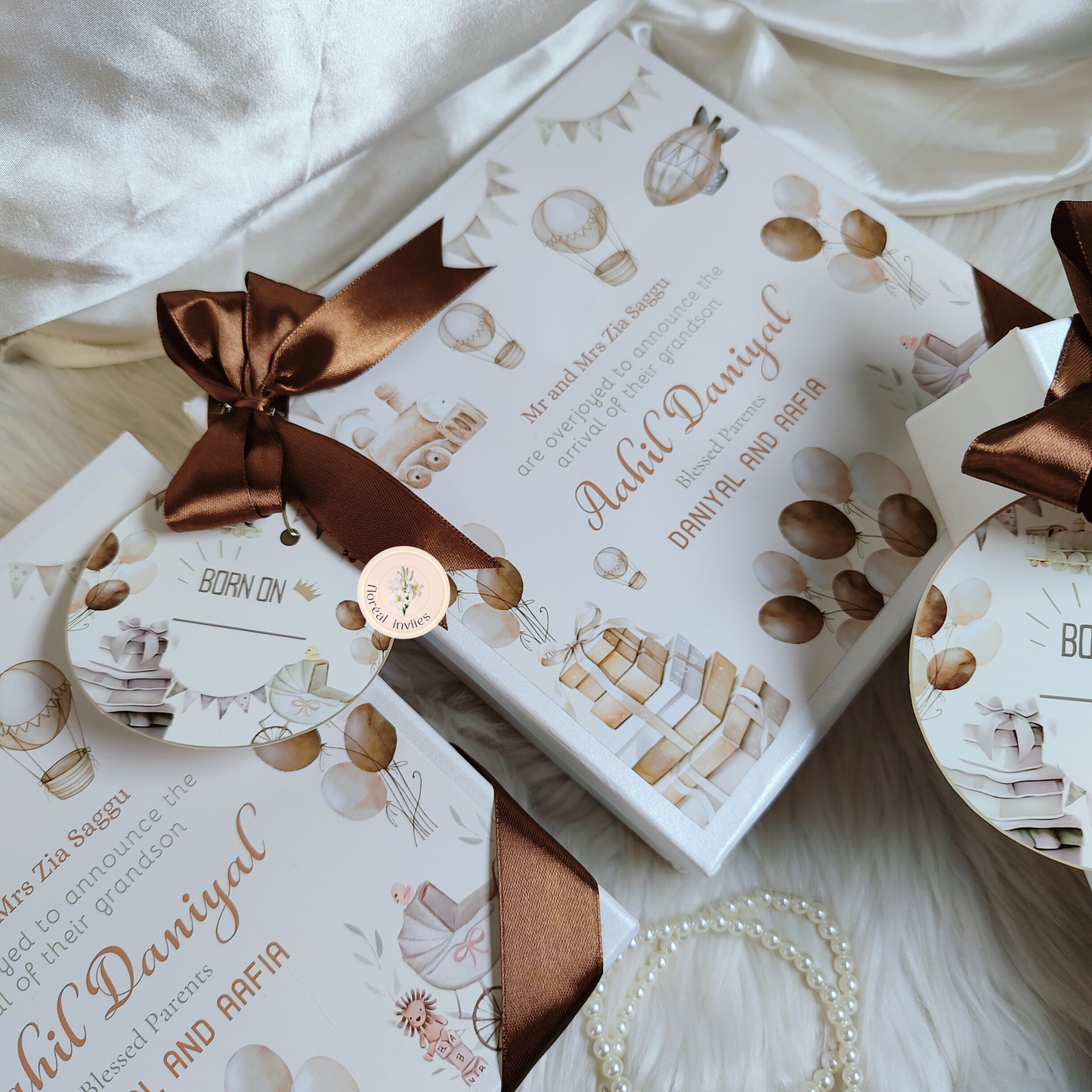 Chocolate Galore - Baby Boy Announcement Box