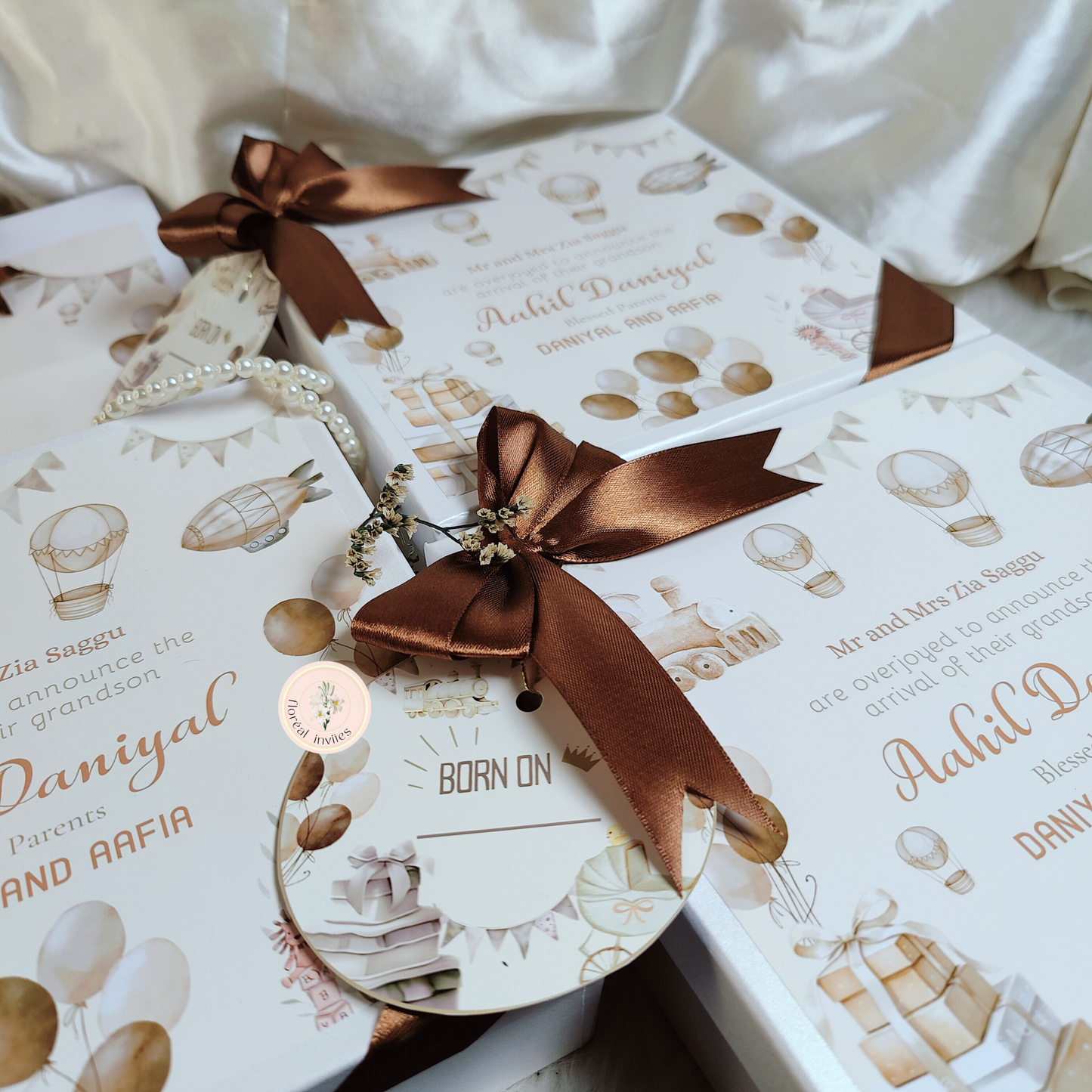 Chocolate Galore - Baby Boy Announcement Box