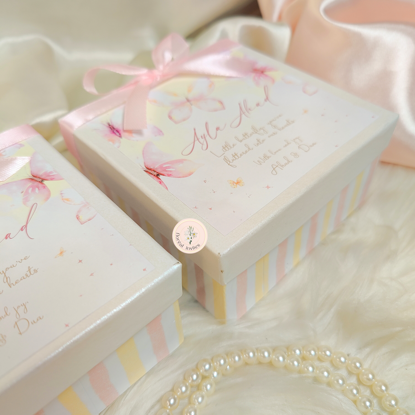 Enchanted - Baby Girl Announcement Box