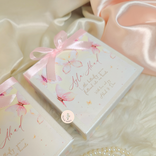 Enchanted - Baby Girl Announcement Box