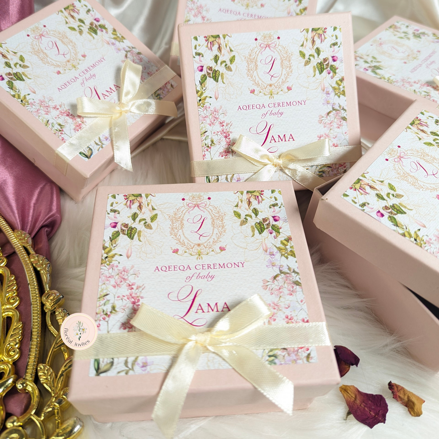 Barbie Princess - Baby Girl Announcement Box