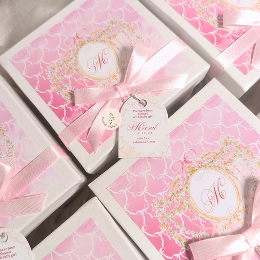A Princess Is Born - Baby Girl Announcement Box