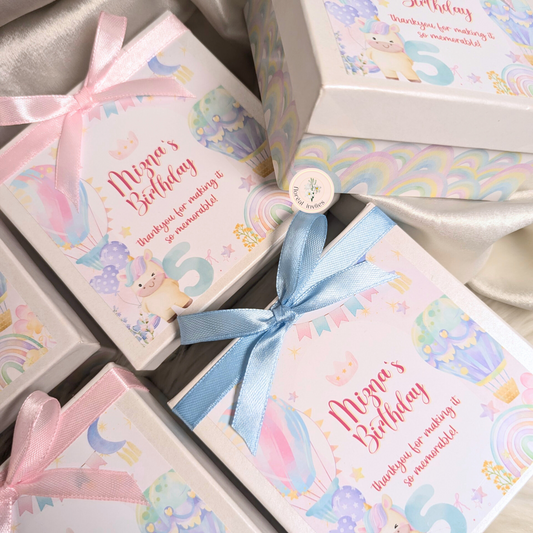 Pastel Party - Baby Girl Announcement Box
