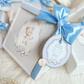 Striped Pajamas - Baby Boy Announcement Box