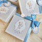 Striped Pajamas - Baby Boy Announcement Box