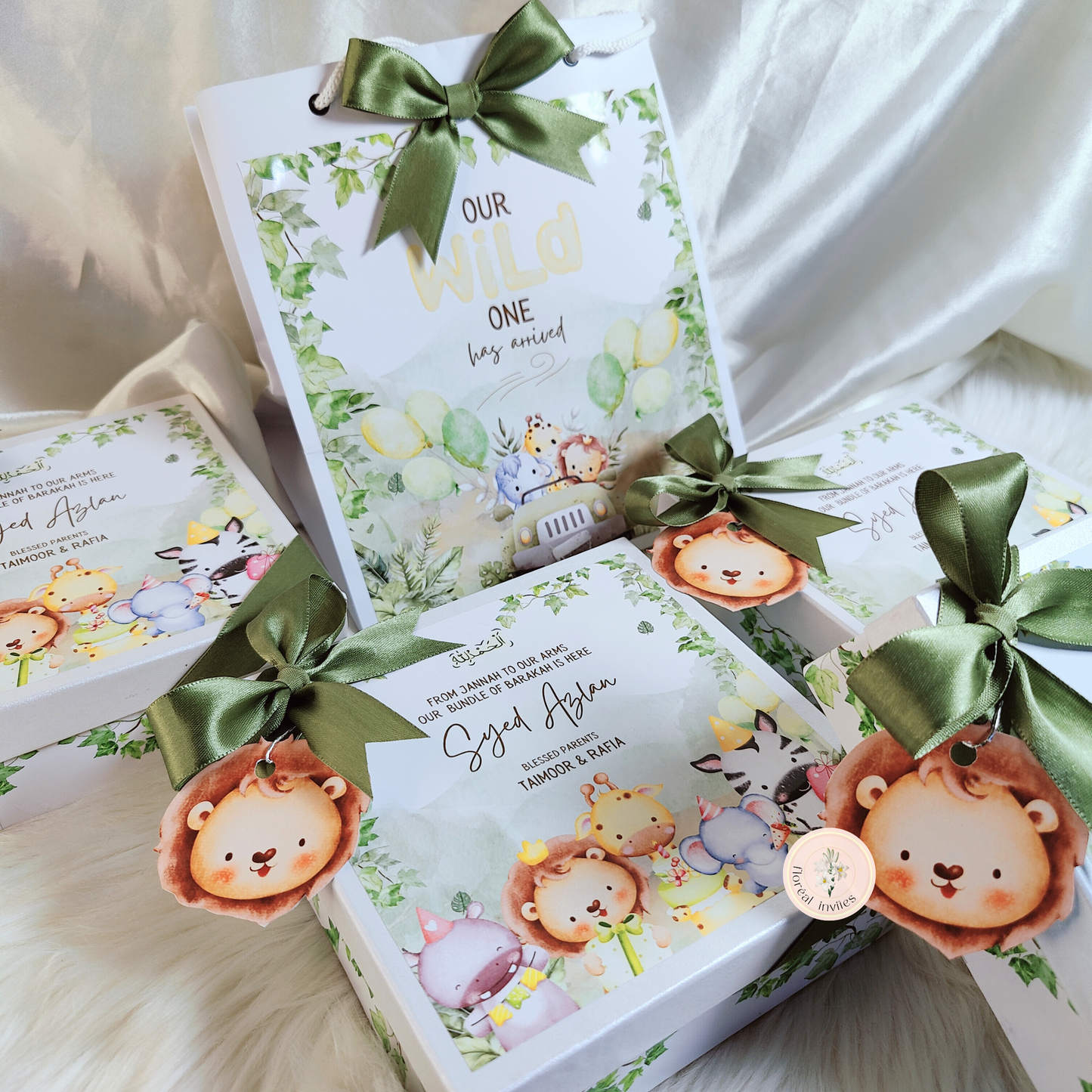 A Wild Mufasa - Baby Boy Announcement Box