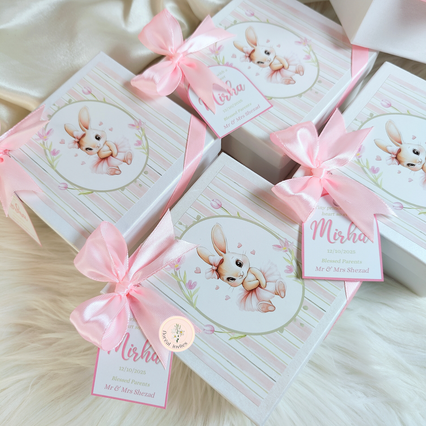 Bonita - Baby Girl Announcement Box