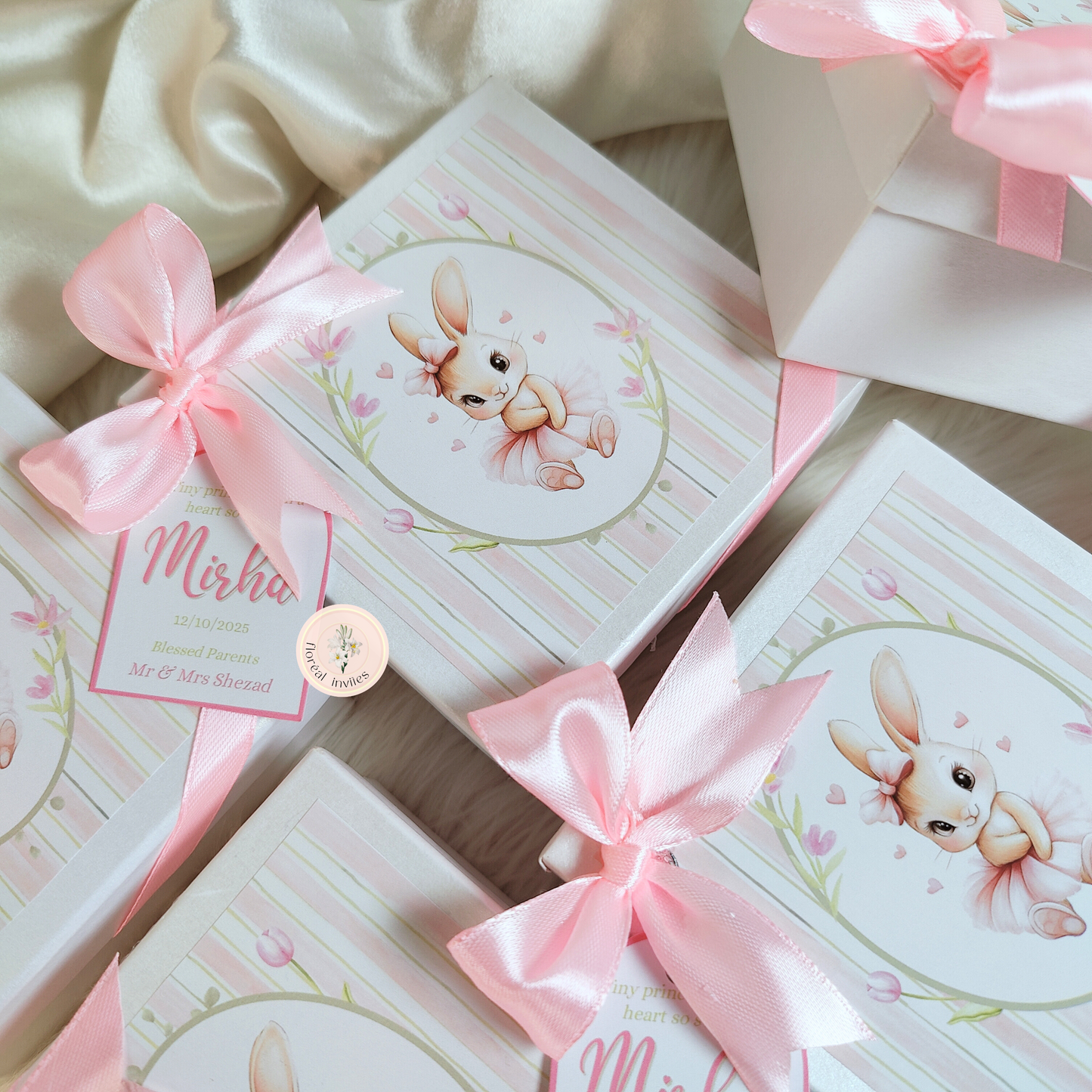Bonita - Baby Girl Announcement Box