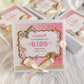 Pink Roar - Baby Girl Announcement Box