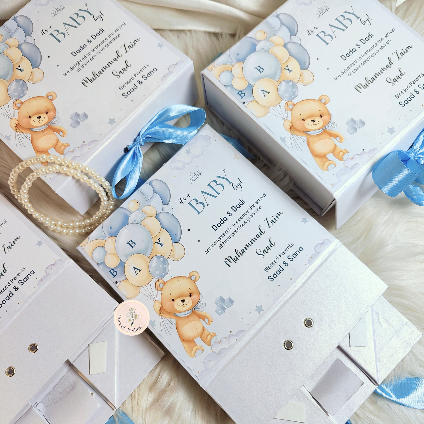 Periwinkle - Baby Boy Foldable Box