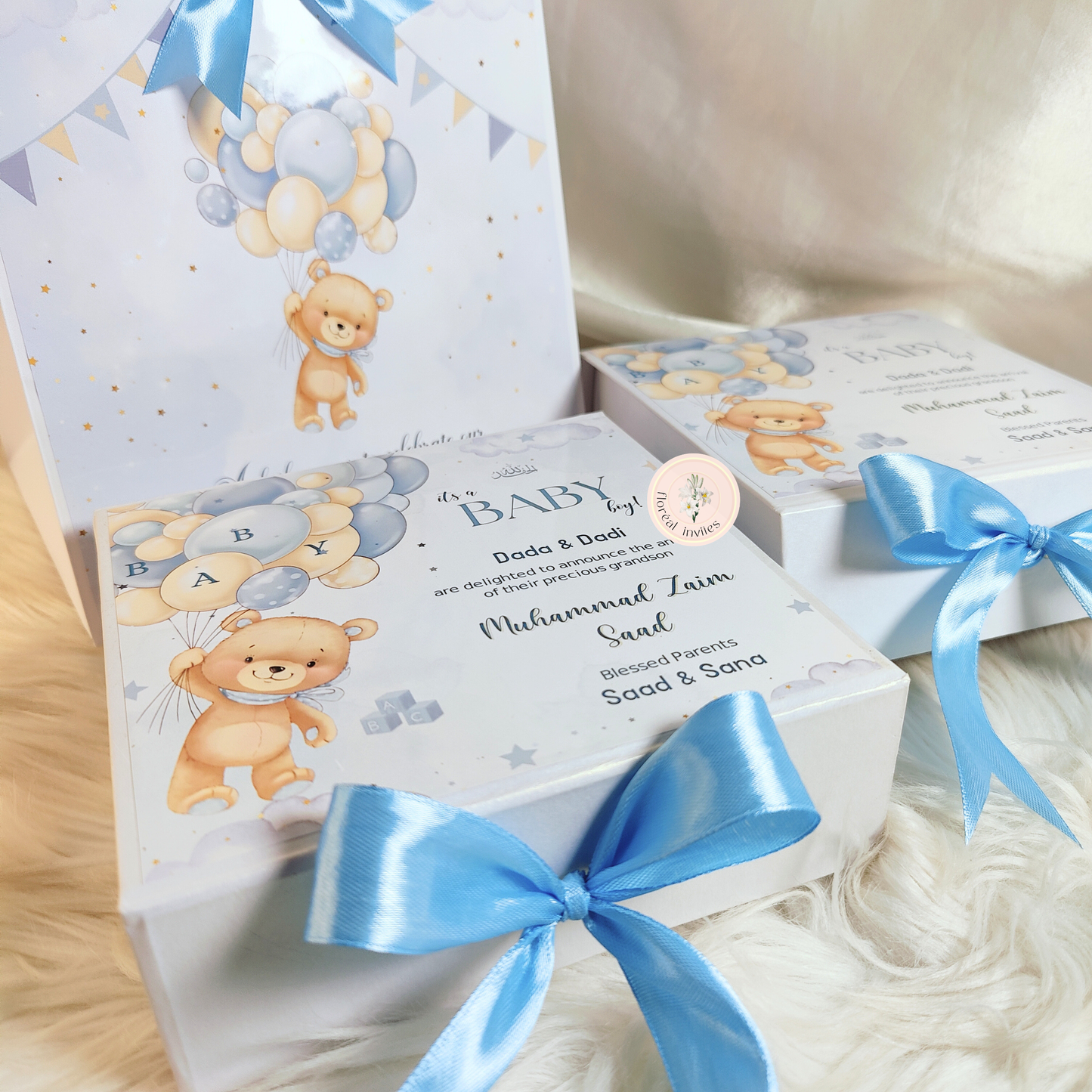 Periwinkle - Baby Boy Foldable Box