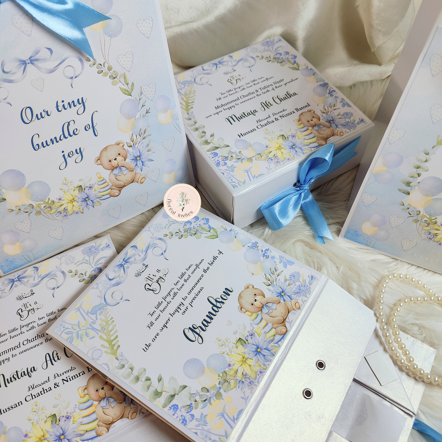 Blueberry - Baby Boy Foldable Box
