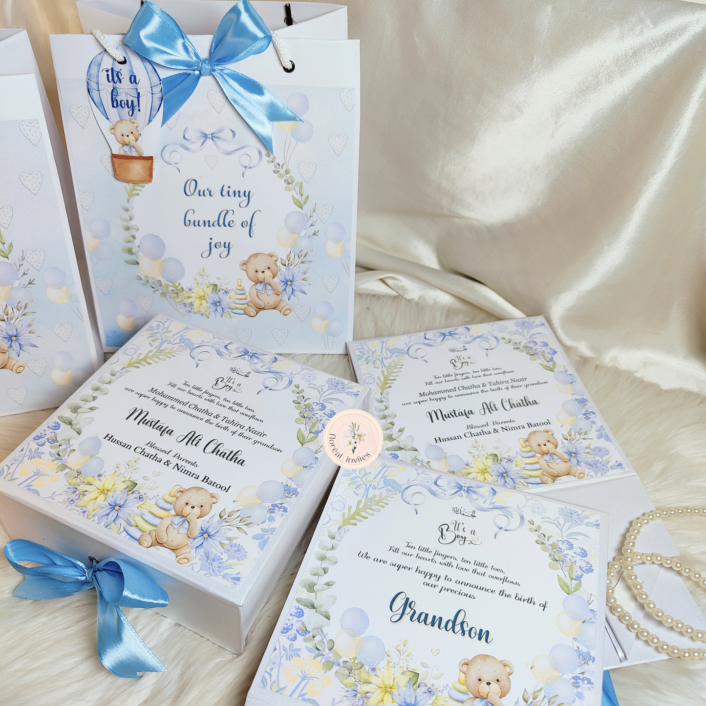 Blueberry - Baby Boy Foldable Box