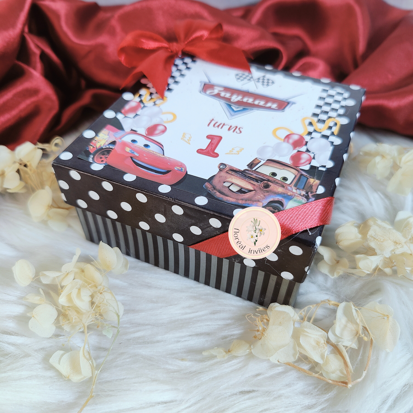Honey Honey / Carz Crazy - (Pao 4x4x2) Baby Announcement Box